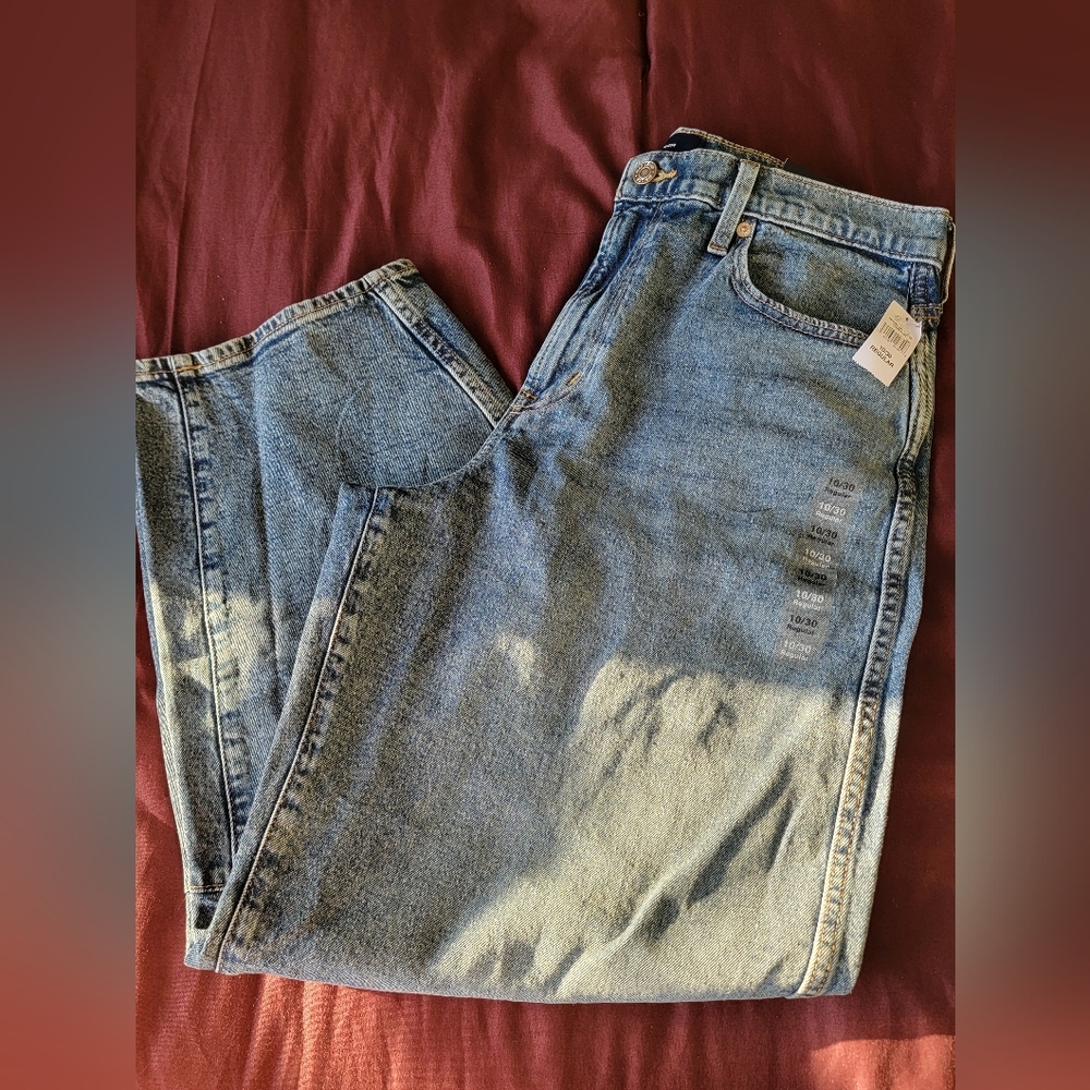 Gap High Rise Barrel Jeans